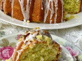 Nutty pineapple pistachio cake