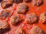Old fashioned porcupine meatballs