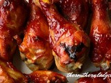 Oven baked barbecued chicken