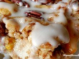 Peach brunch cake or coffee cake