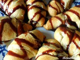 Peanut butter banana crescents