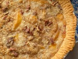 Pecan peach pie