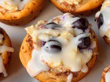 Pineapple blueberry cinnamon muffins
