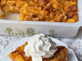 Pineapple bread pudding