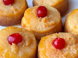 Pineapple upside down cupcakes