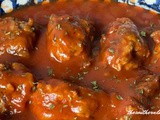 Porcupine meatball skillet