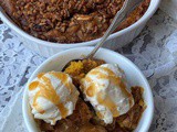 Pumpkin pecan cobbler