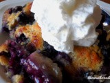 Quick blueberry cobbler