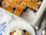 Quick blueberry cobbler