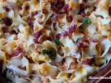 Ranch chicken pasta casserole