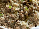 Sausage and rice dressing
