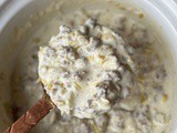 Sausage artichoke dip