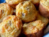 Sausage cheese grits muffins