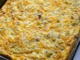 Sausage green chile breakfast casserole