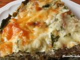 Sausage spinach crustless quiche