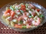 Shrimp pasta salad