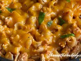 Sloppy joe pasta casserole