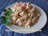 Spicy tuna pasta salad