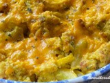 Squash cornbread casserole