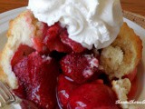 Strawberry cobbler