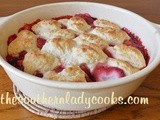 Strawberry cobbler