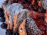 Stuffed blackberry french toast