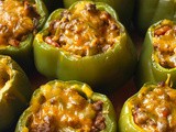 Stuffed green peppers