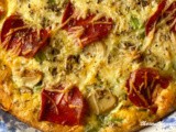 Supreme pizza crustless quiche