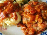 Sweet & sour hamburger steak and gravy