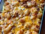 Tater tot sausage casserole