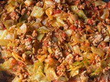 Unstuffed cabbage roll