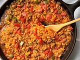 Unstuffed pepper skillet