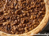 Walnut maple pie