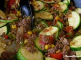 Zucchini beef skillet