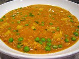 Coconut Lentil Soup with Potatoes and Peas