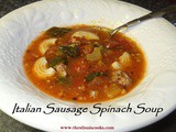 Italian Sausage Spinach Soup