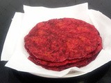 Beetroot Paratha: Red Flatbread