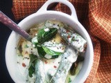 Drumstick Raita: Moringa Pods in Chili Yogurt