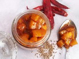 Ginger Jaggery Chutney with Mango Chunks