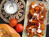 Kaddu Borani: Pumpkin with Tomato and Yogurt Sauces