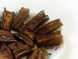 Masala-Coated Eggplant Fry