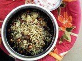 Methi Moongphali Chawal: Fenugreek Peanut Rice