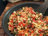 Millet Peanut Vegetable Stir Fry