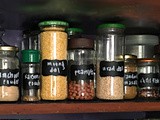 Organize the Kitchen: Label your Storage Jars