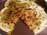 Peas Parathas