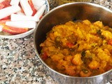 Red Pumpkin Mangodi Curry