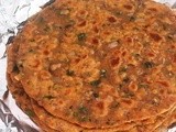 Spicy Rajma Parathas