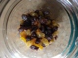 Stollen Prep: Soaking Fruit