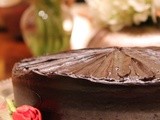74/99: Chocolate Layer Cake with Caramel Ganache
