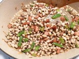 Black-Eyed Peas with pork jowl